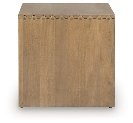 Ella Grove Rich Brown End Table from Ashley - Luna Furniture