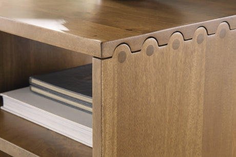 Ella Grove Rich Brown End Table from Ashley - Luna Furniture