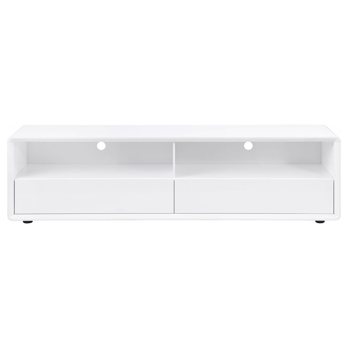 Ellice White TV Stand Media Console from Coaster - Luna Furniture