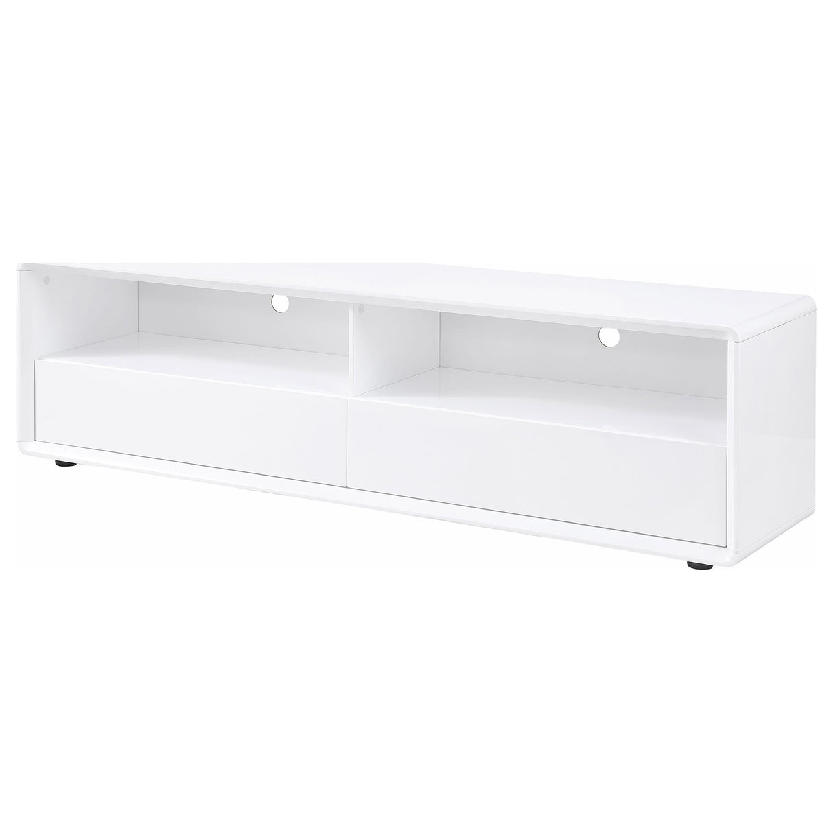 Ellice White TV Stand Media Console from Coaster - Luna Furniture
