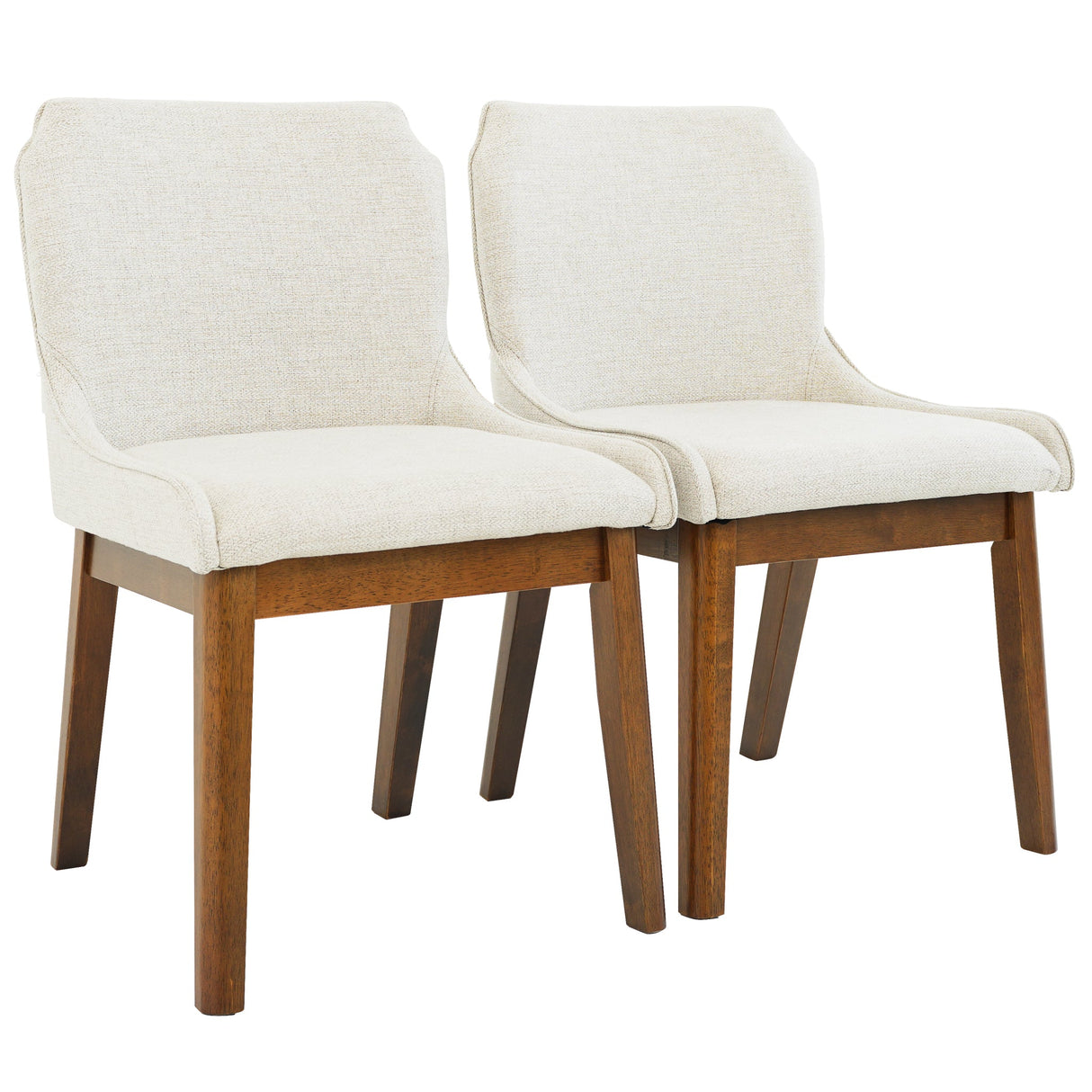 Ellis Beige Linen Dining Chair from Midinmod - Luna Furniture