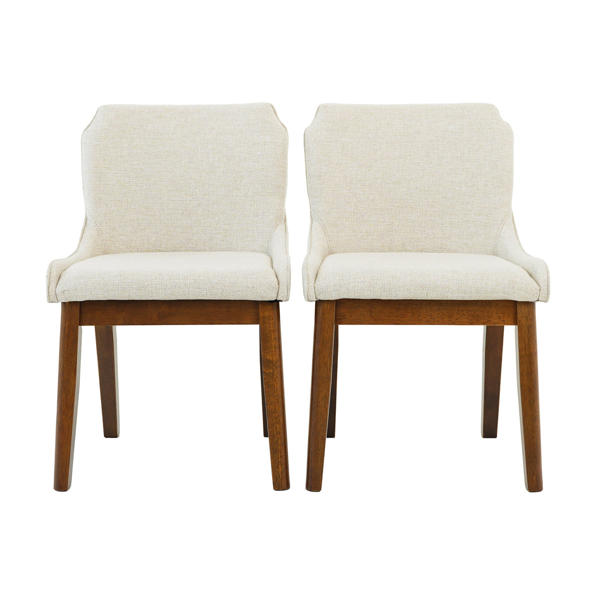 Ellis Beige Linen Dining Chair from Midinmod - Luna Furniture