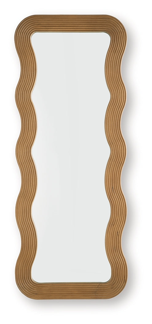 Ellisonville Brown Floor Mirror from Ashley Furniture - Luna Furniture