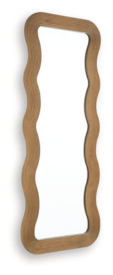 Ellisonville Brown Floor Mirror from Ashley Furniture - Luna Furniture