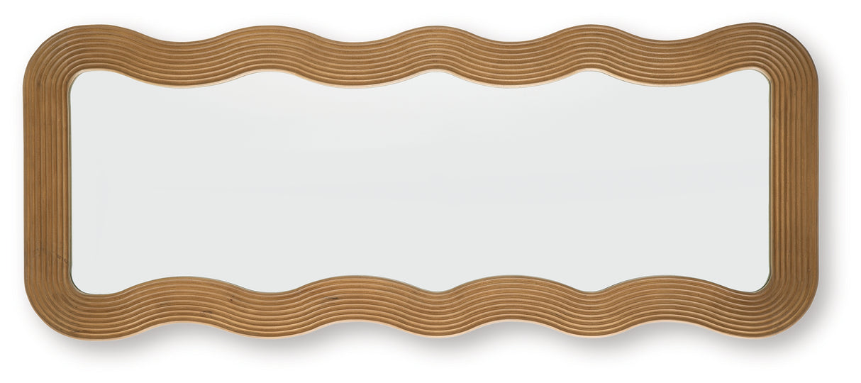 Ellisonville Brown Floor Mirror from Ashley Furniture - Luna Furniture