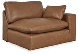 Emilia Caramel 3-Piece Sectional and 2 Ottomans from Ashley - Luna Furniture