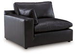 Emilia Sofa and Loveseat in Black from Ashley - Luna Furniture