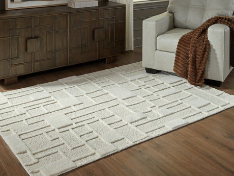 Empriss Ivory Medium Rug from Ashley - Luna Furniture