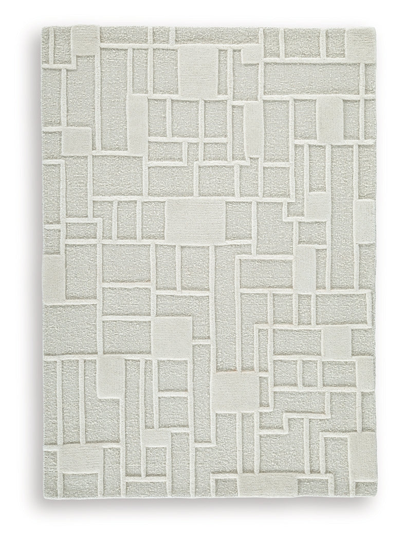 Empriss Ivory Medium Rug from Ashley Furniture - Luna Furniture