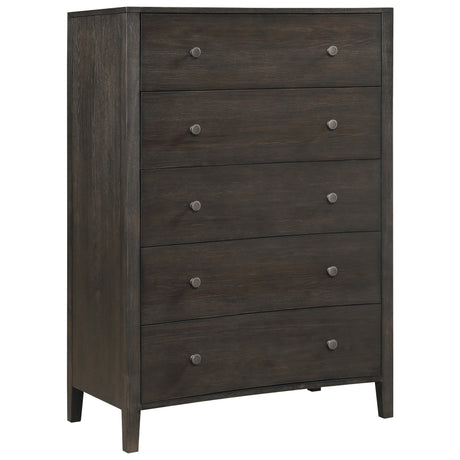 Verona Espresso Crescent-Shaped Chest from Steve Silver - Luna Furniture