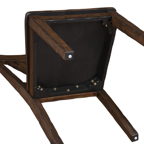 Auburn Burnished Dark Tobacco Side Chair, Set of 2 from Steve Silver - Luna Furniture