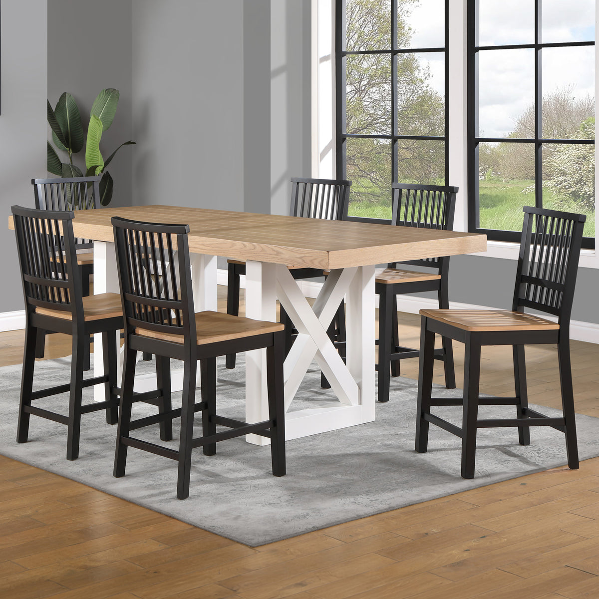 Magnolia Counter Height Dining Table Base from Steve Silver - Luna Furniture