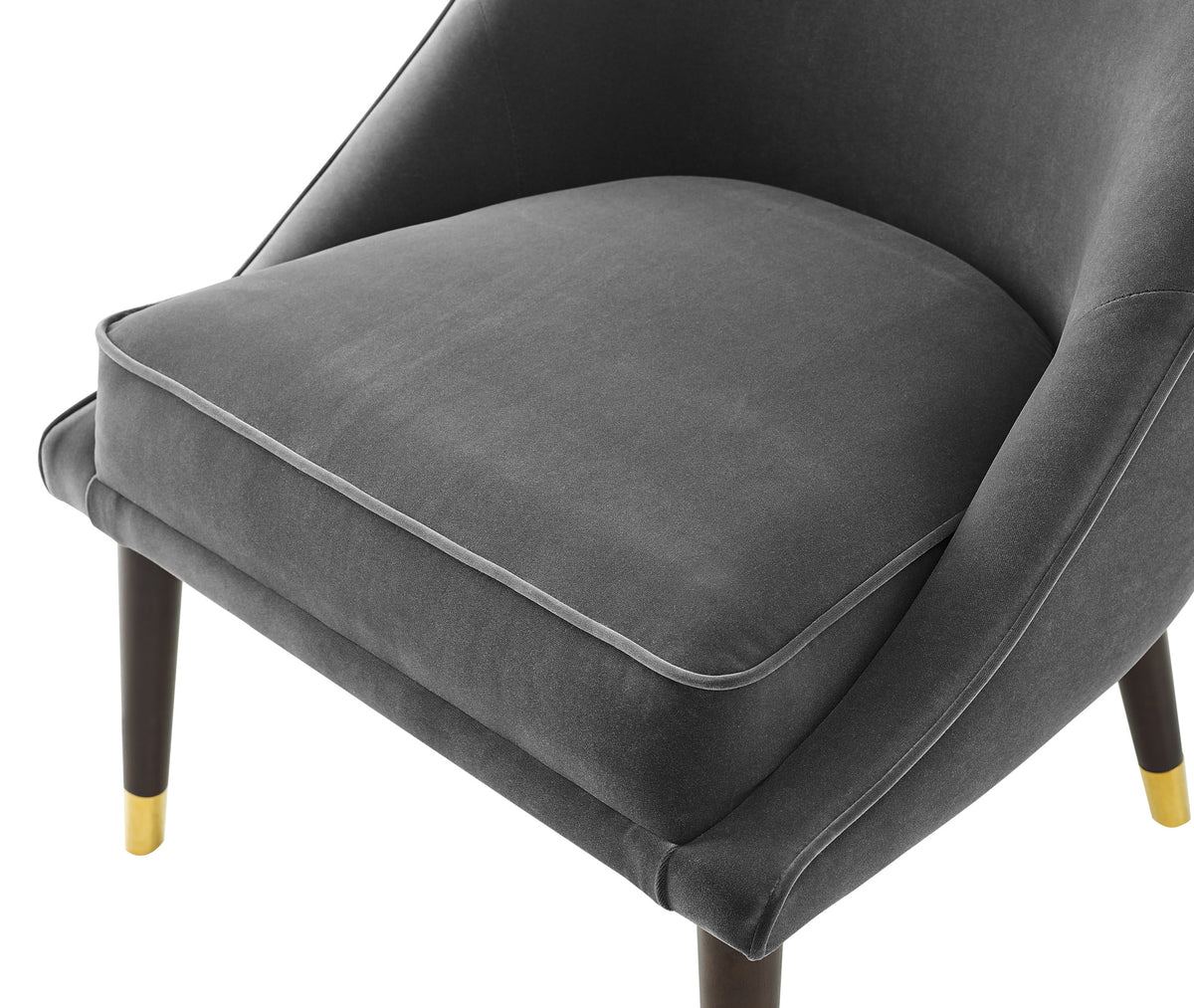 Avalon Charcoal Velvet Accent Chair from Steve Silver - Luna Furniture
