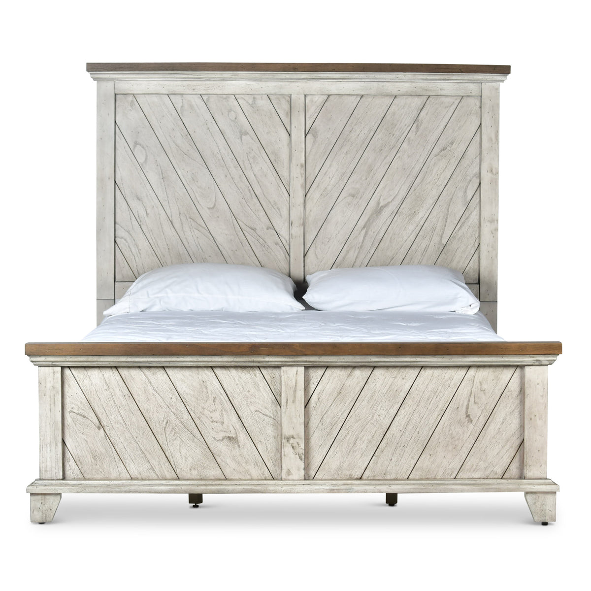 Bear Creek White/Smoke Queen Bed from Steve Silver - Luna Furniture