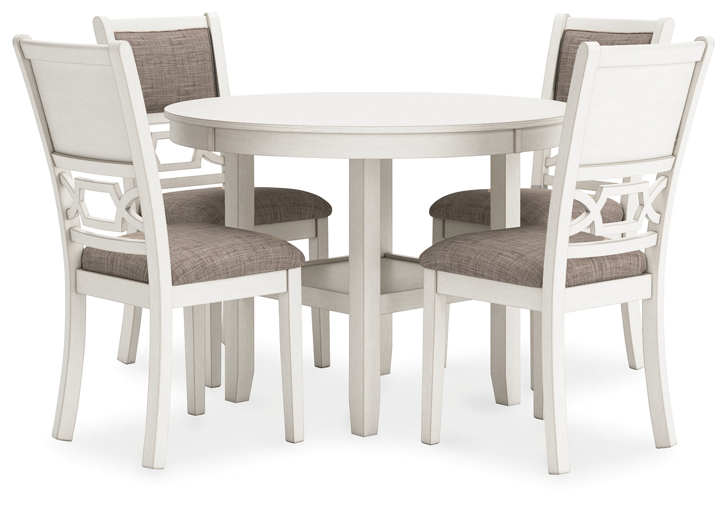 Erinberg Antique White Dining Table and 4 Chairs (Set of 5) from Ashley - Luna Furniture