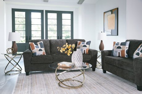 Erinslane Sofa and Loveseat in Dusk from Ashley - Luna Furniture