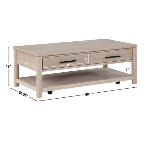 Gabby Coffee Table w/Casters from Steve Silver - Luna Furniture
