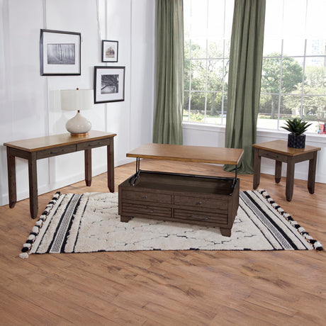 Bear Creek Brown Sofa Table from Steve Silver - Luna Furniture