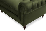 Eva Green Velvet Luxury Chester 81" Sofa from Luna Furniture - Luna Furniture