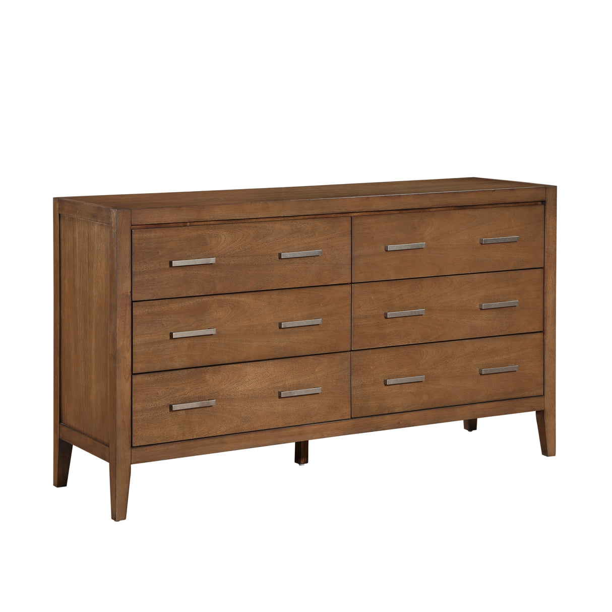 Evans Wire Brushed Light Brown 5pc Set (QB+NS+DR+MR+CH) from Homelegance - Luna Furniture