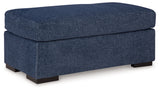 Evansley Navy Ottoman from Ashley - Luna Furniture