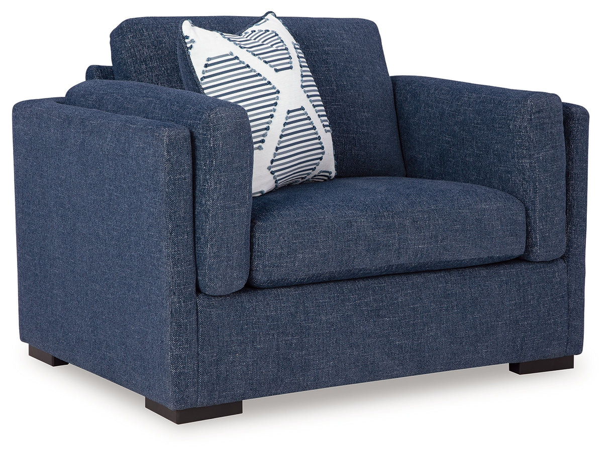 Evansley Navy Oversized Chair from Ashley - Luna Furniture