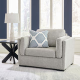 Evansley Sofa, Loveseat, Chair and Ottoman in Pewter from Ashley - Luna Furniture
