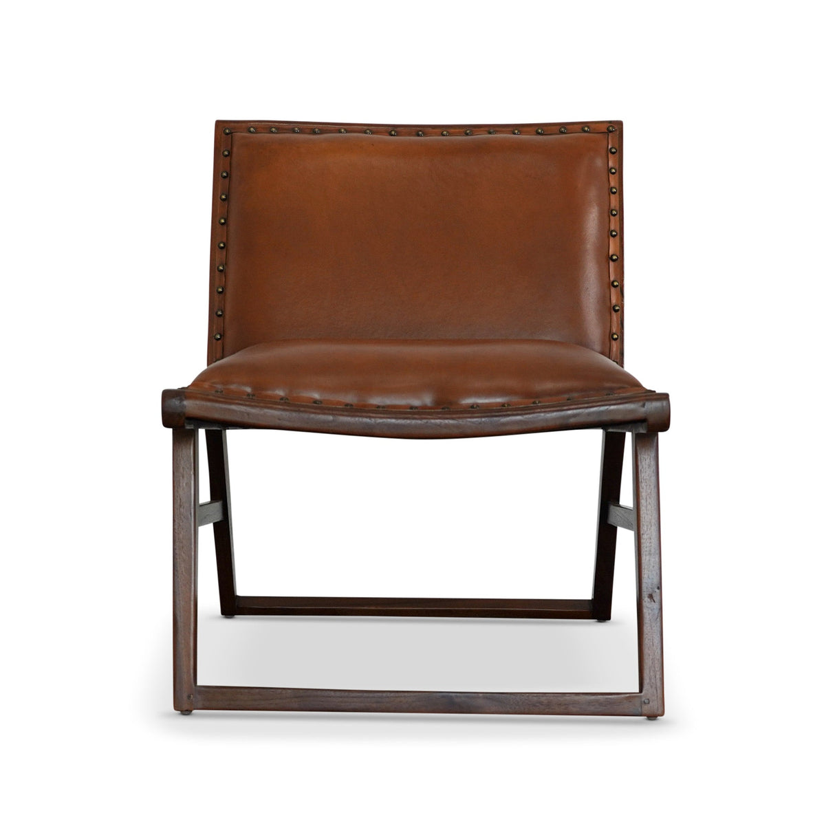 Everett Tan Leather Lounge Chair from Ashcroft Furniture - Luna Furniture