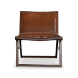 Everett Tan Leather Lounge Chair from Ashcroft Furniture - Luna Furniture