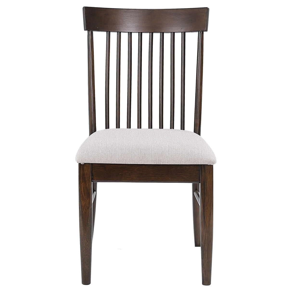Everton Walnut Slat Back Dining Side Chair, Set of 2 from Coaster - Luna Furniture