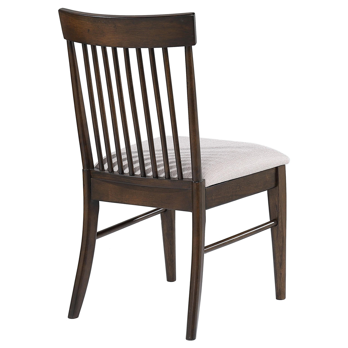Everton Walnut Slat Back Dining Side Chair, Set of 2 from Coaster - Luna Furniture