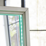 Evesen Champagne Floor Standing Mirror/Storage from Ashley - Luna Furniture