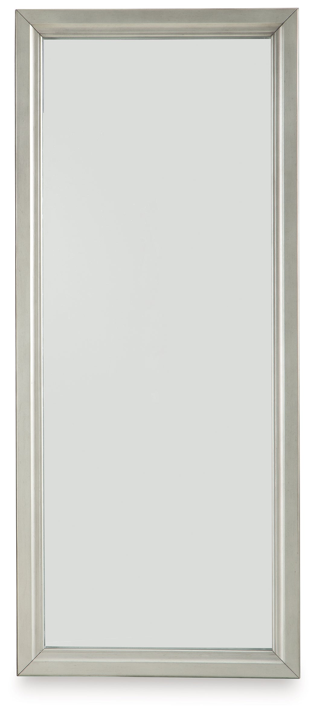 Evesen Champagne Floor Standing Mirror/Storage from Ashley - Luna Furniture