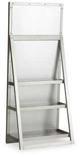 Evesen Champagne Floor Standing Mirror/Storage from Ashley - Luna Furniture