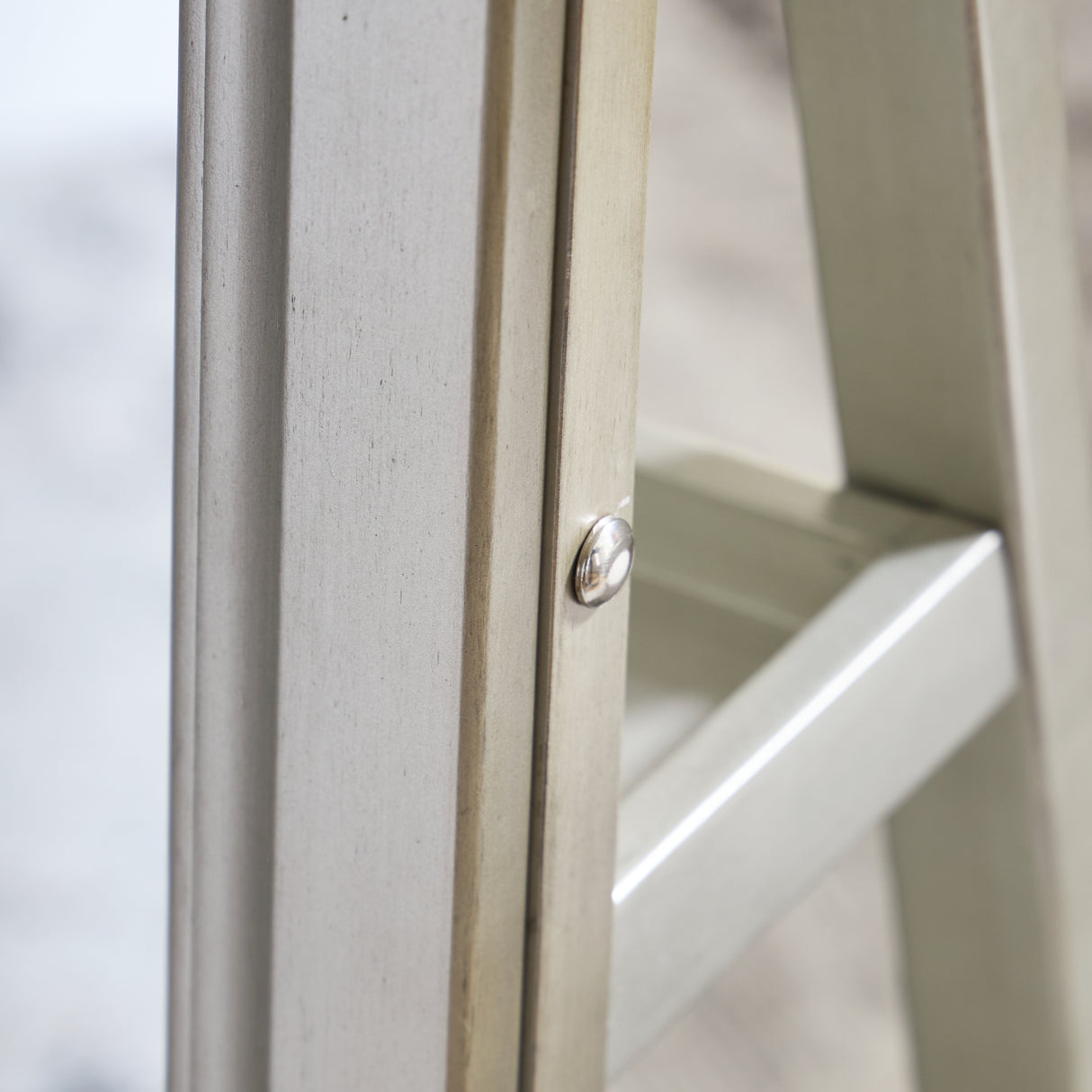 Evesen Champagne Floor Standing Mirror/Storage from Ashley - Luna Furniture