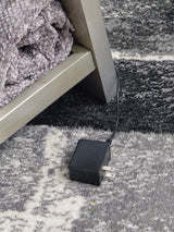 Evesen Champagne Floor Standing Mirror with Storage from Ashley - Luna Furniture