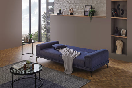 Evora Blue Gray 3-Seater Sofa Bed - EVORA 03.302.0520.5417.0067.0000.21.22 - 