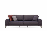 Evora Blue Gray 3-Seater Sofa Bed - EVORA 03.302.0520.5417.0067.0000.21.22 - 