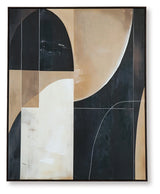 Ewanford Black/Brown/Tan Wall Art from Ashley - Luna Furniture