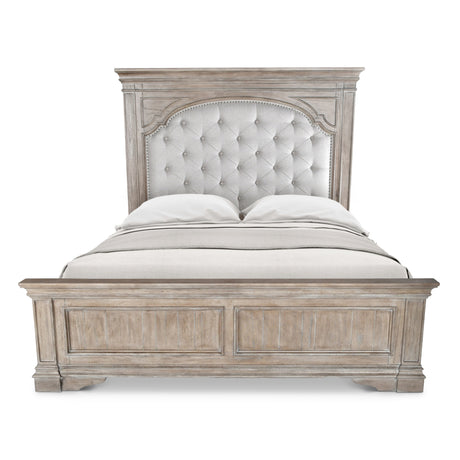 Highland Park King Bed, Waxed Driftwood from Steve Silver - Luna Furniture