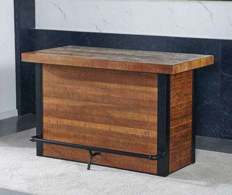 Tyler Chestnut/Black 38-inch Counter Bar from Steve Silver - Luna Furniture