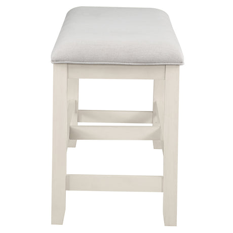 Hyland Vanilla Counter Height Dining Bench from Steve Silver - Luna Furniture
