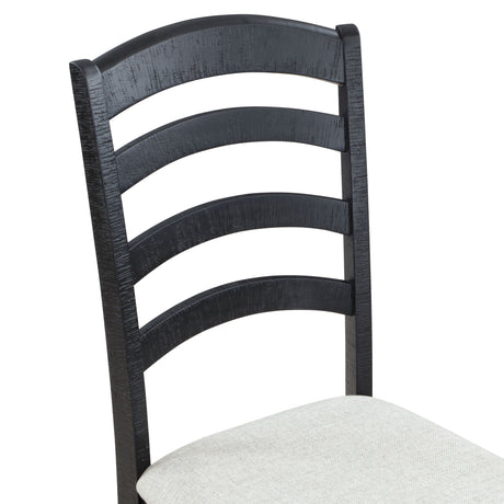 Odessa Black/White Side Chair, Set of 2 from Steve Silver - Luna Furniture