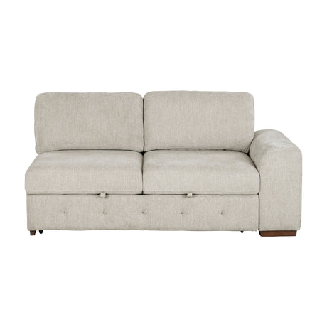 Raife Taupe 4-Piece Sectional with Right Chaise from Homelegance - Luna Furniture
