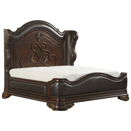 Urbanite Gray Queen Panel Bed from Homelegance - Luna Furniture