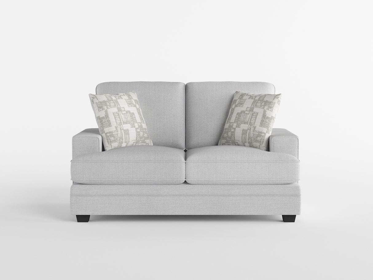 Sarah Stone Gray Loveseat from Homelegance - Luna Furniture