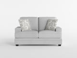 Sarah Stone Gray Loveseat from Homelegance - Luna Furniture