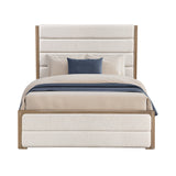 Theo Brown Queen Upholstered Bedroom Set from Steve Silver - Luna Furniture