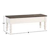 Joanna Two Tone Storage Bench from Steve Silver - Luna Furniture