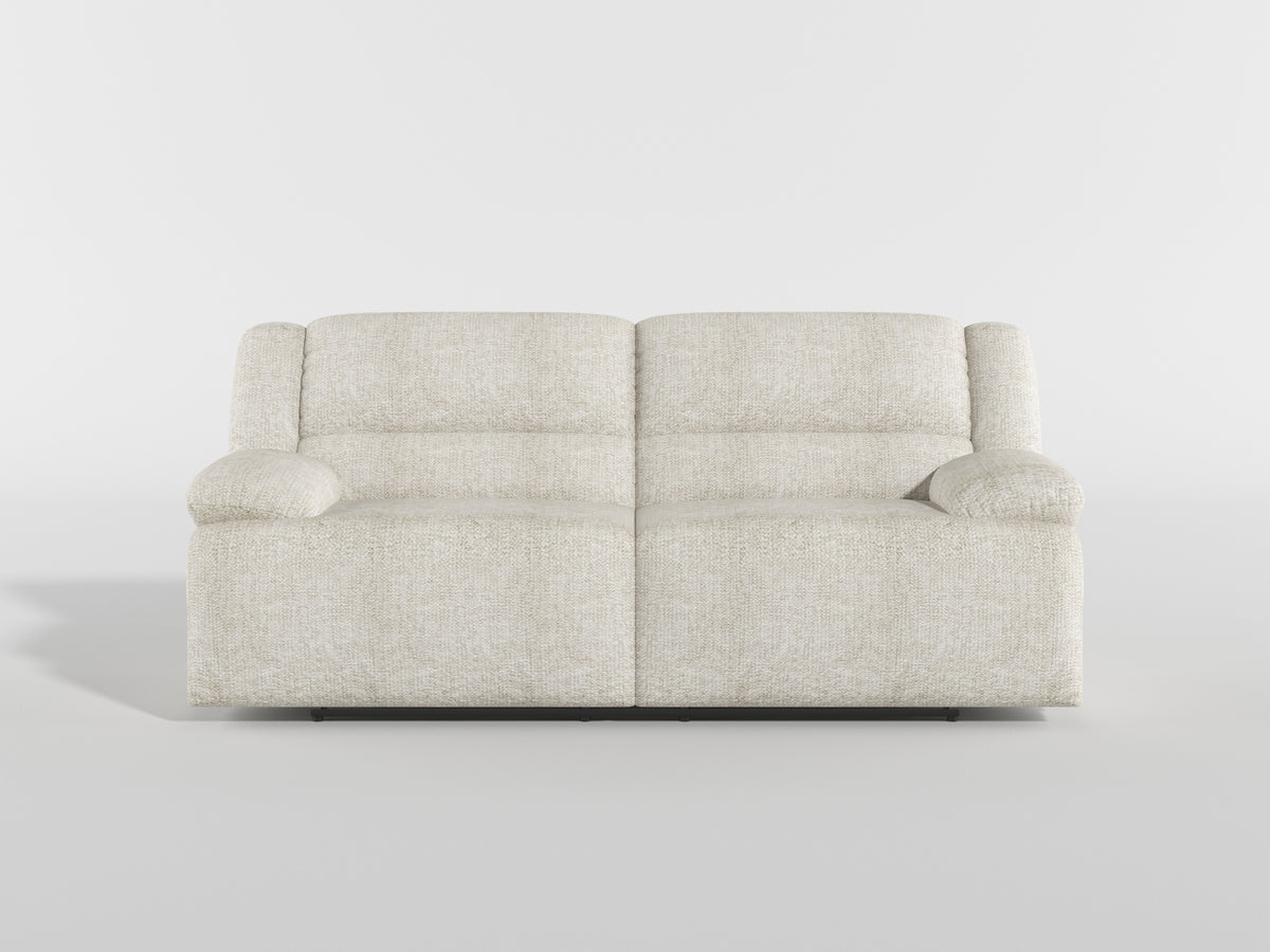 Caliber Beige Double Reclining Loveseat